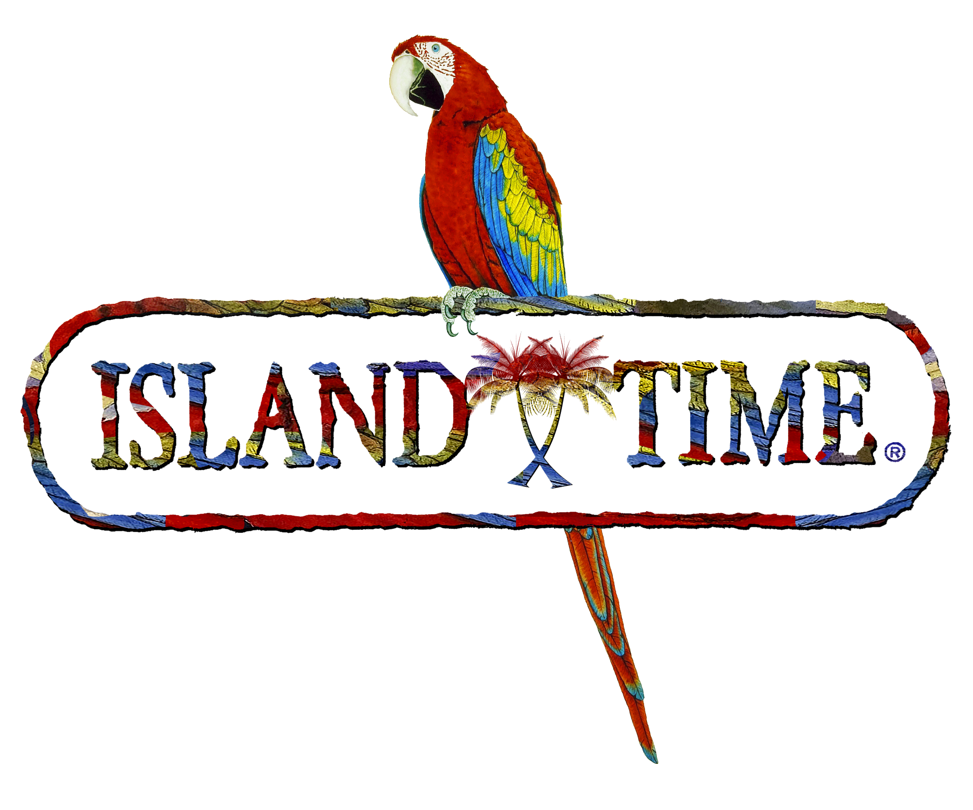 New Island Time Parrot LOGO