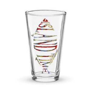 Shaker pint glass