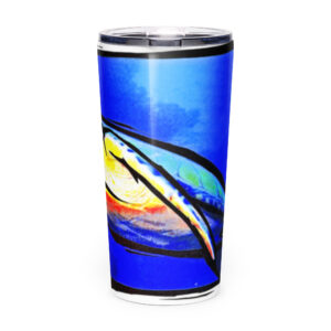 Tapered stainless steel tumbler